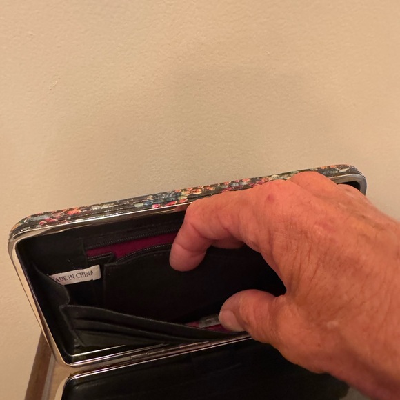 Multicolor Snakeskin Clutch - Picture 6 of 10